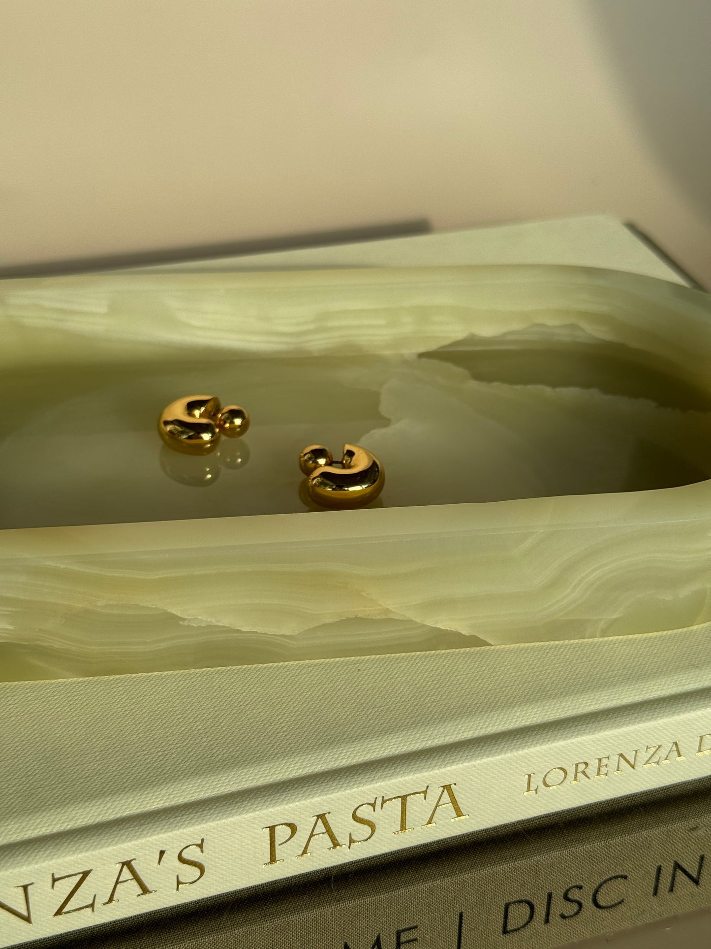 Green Onyx Oval Catchall