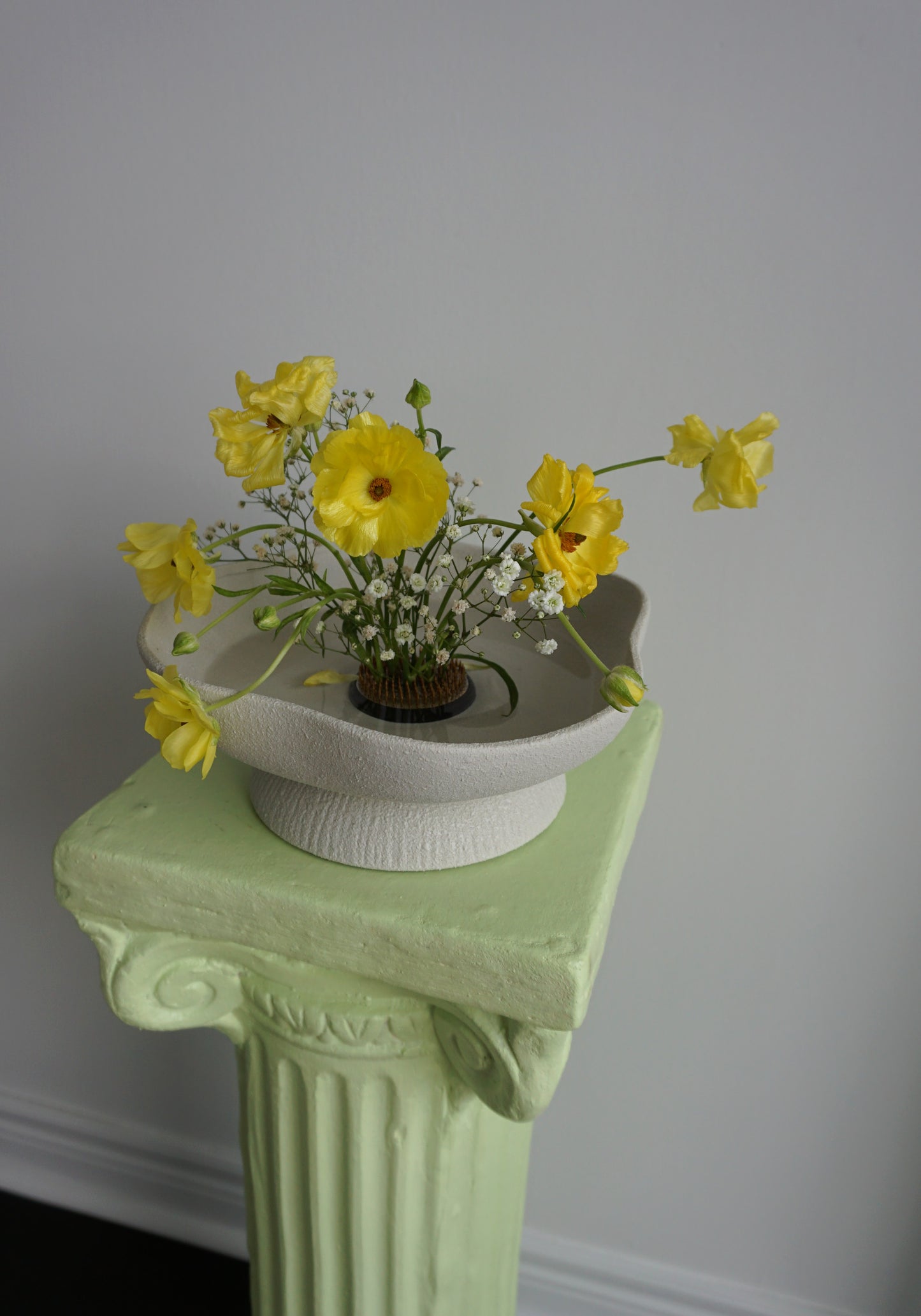 Ikebana vase and Kenzan