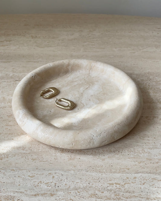 Moon Travertine Catchall