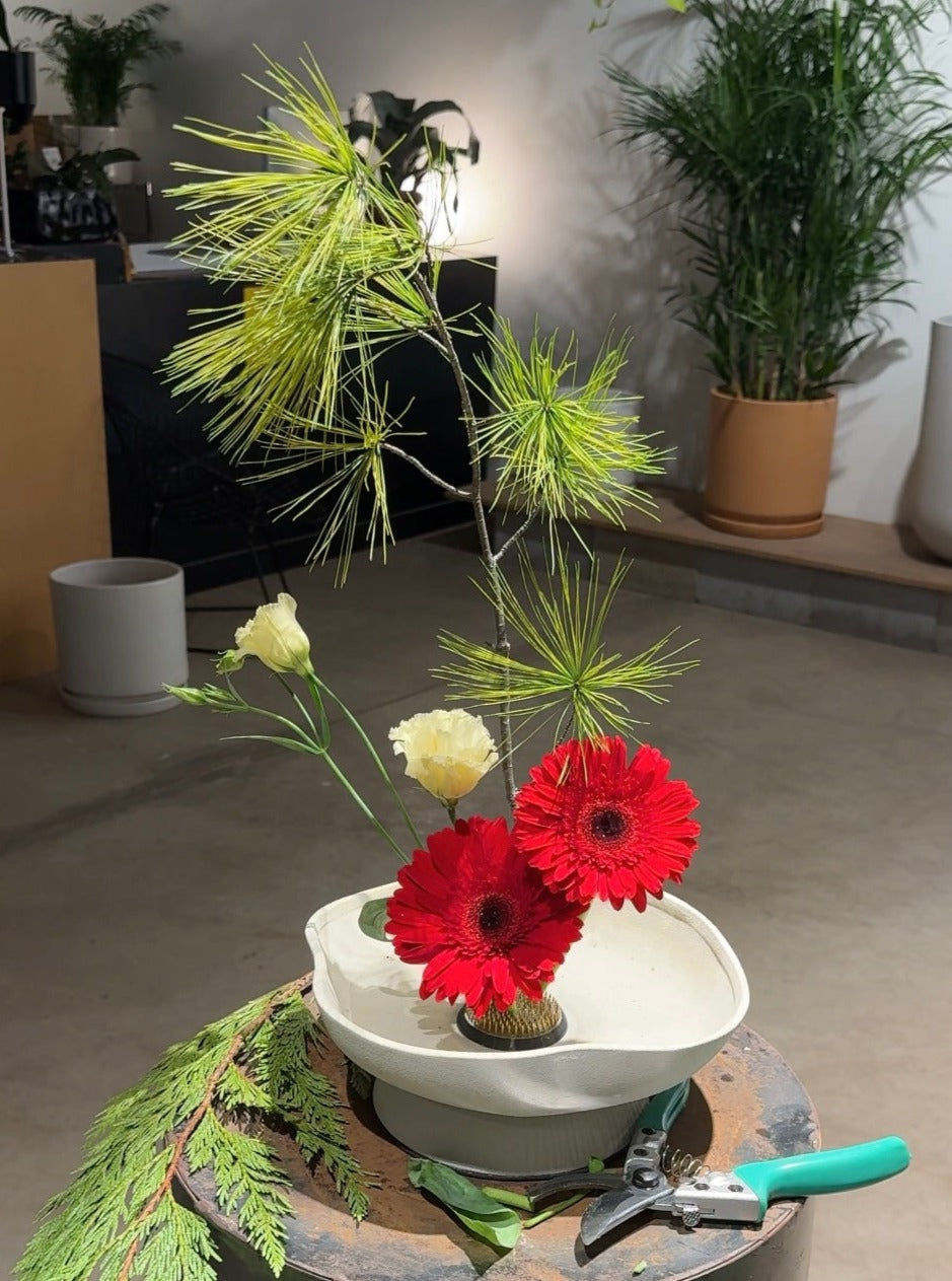 February 14 Valentine's Day Flower Arranging Workshop - Ikebana Inspired